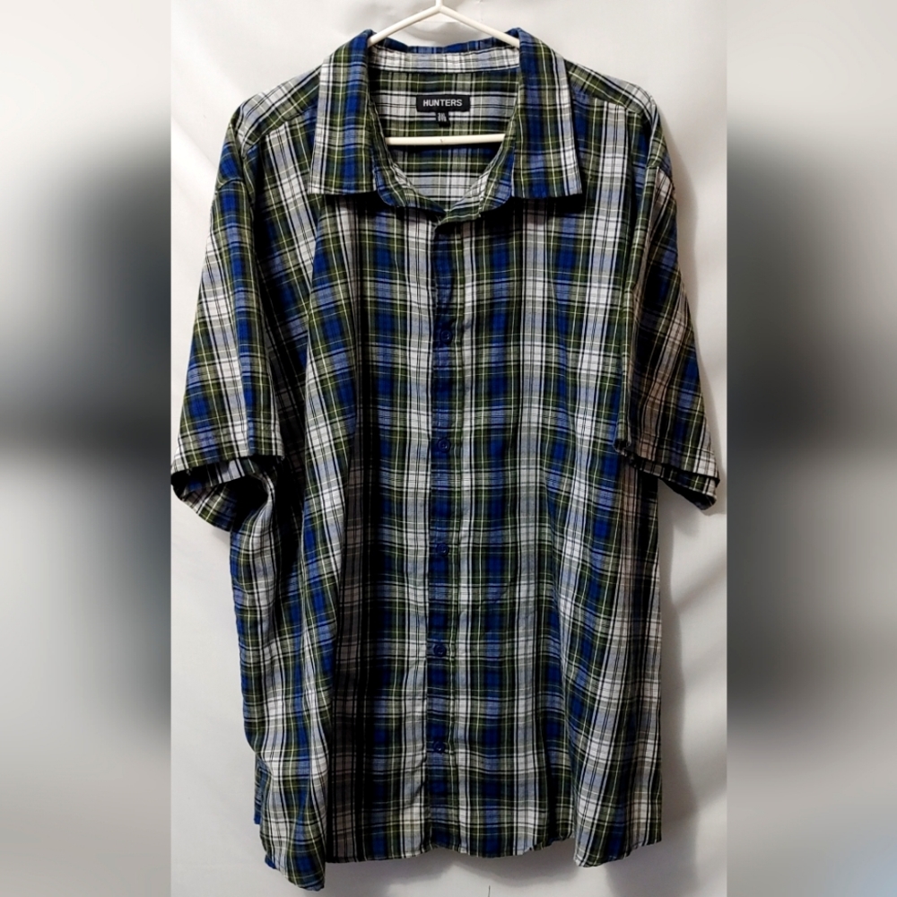 Hunters Men's Button Down Shirt   3XL